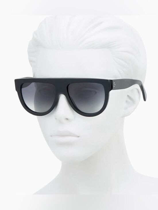 NWTs CELINE Black Aviator Sunglasses main image 14